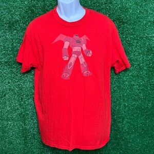 Gildan Heavy Cotton Red T-Shirt big hero